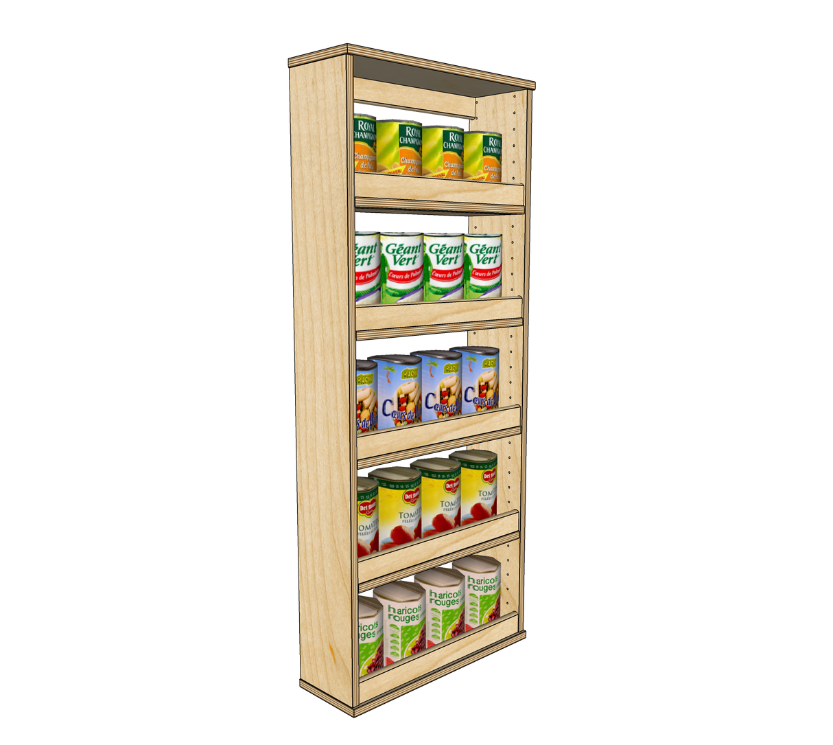 Behind-the-Door Can Rack