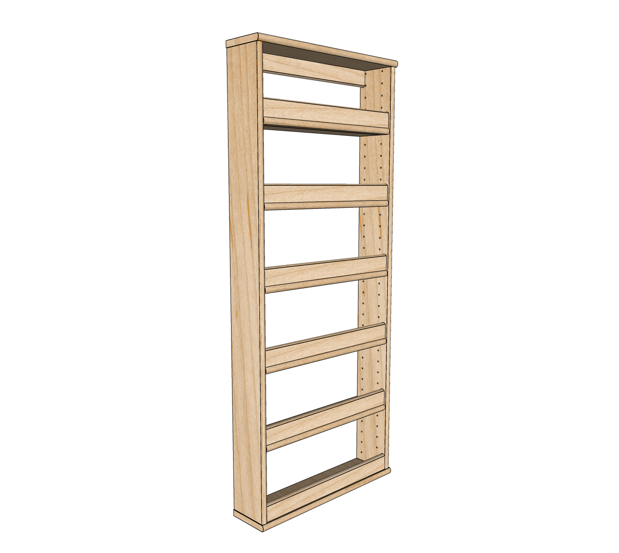 Behind-the-Door Spice Rack