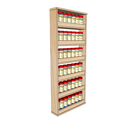 Behind-the-Door Spice Rack