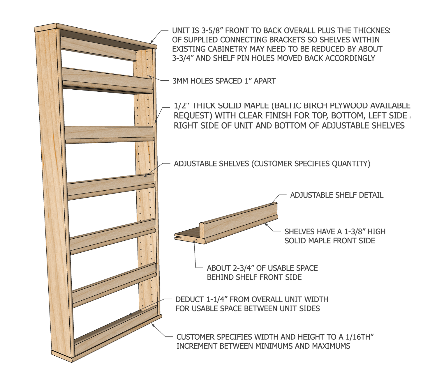 Behind-the-Door Spice Rack